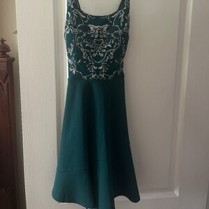 Forest Green Short Dress